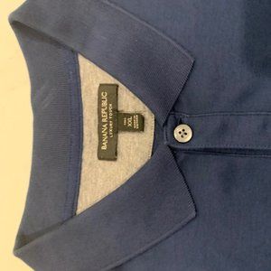 BR Short Sleeve Polo Navy Blue XXL Tall